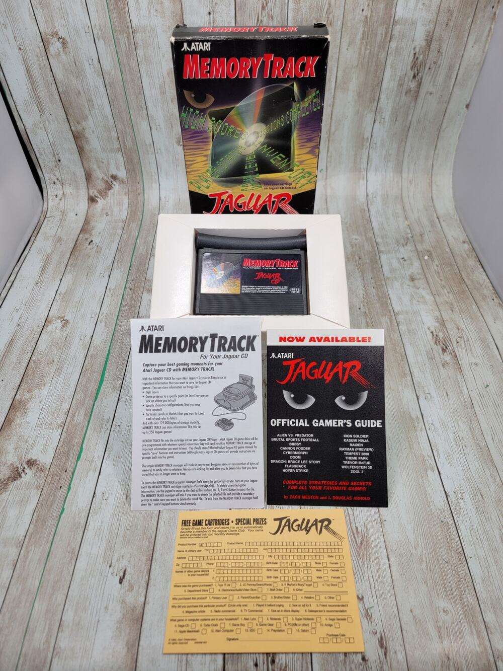 Atari Jaguar CD Accessory Memory Track Complete In Box